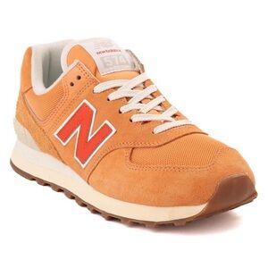 New Balance 574 Orange Sneakers